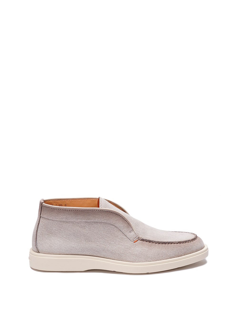 Shop Santoni `digits` Loafers In Gray