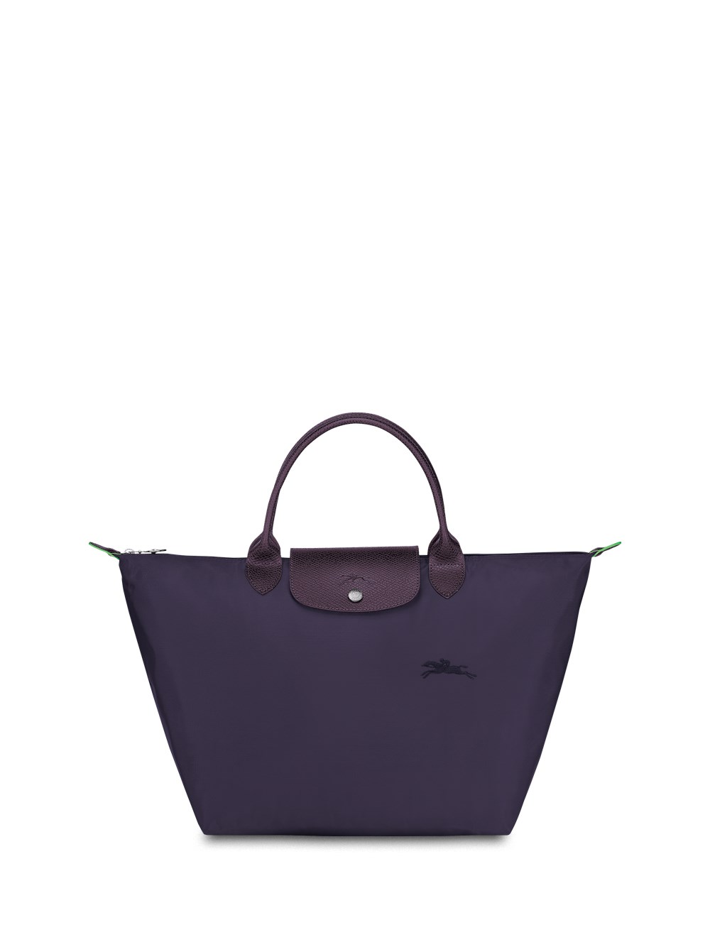 Longchamp `le Pliage Green` Medium Handbag In Pink