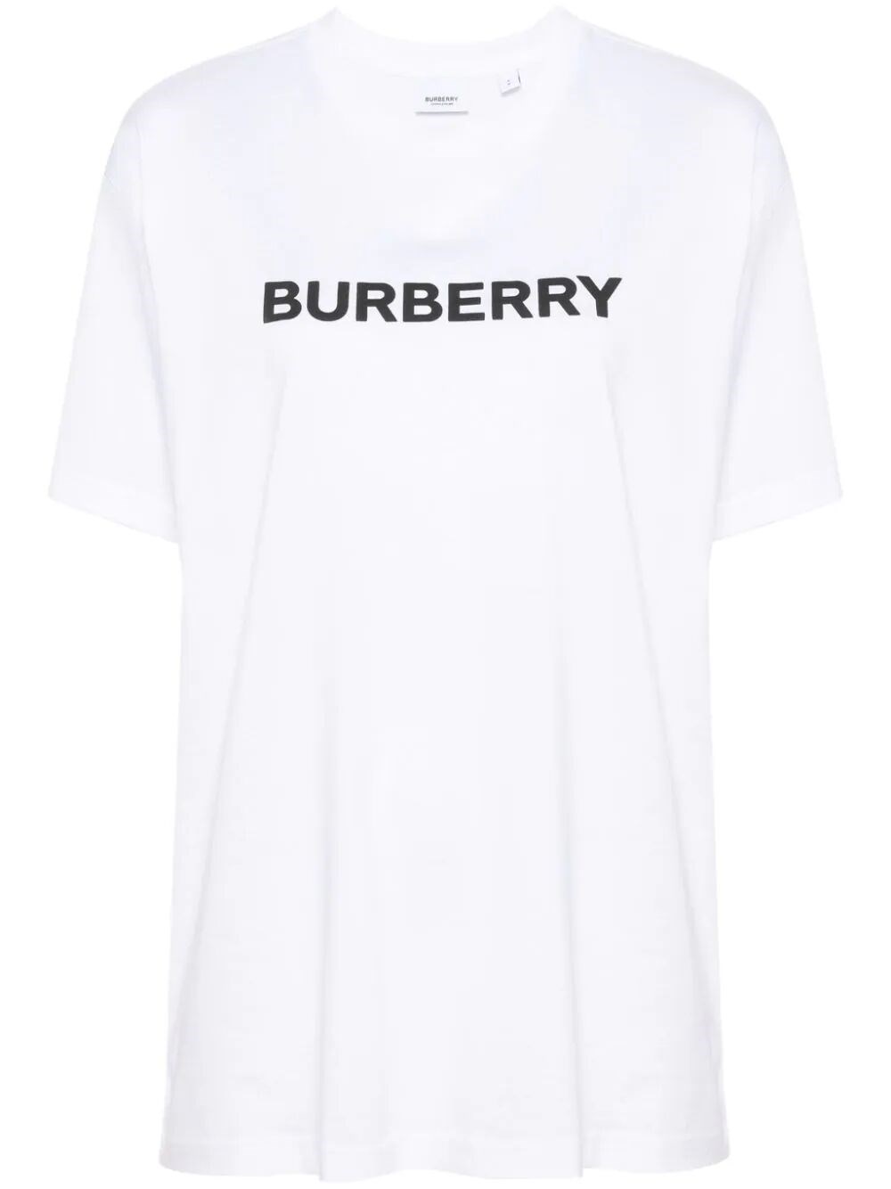 Shop Burberry `harriston` T-shirt In White