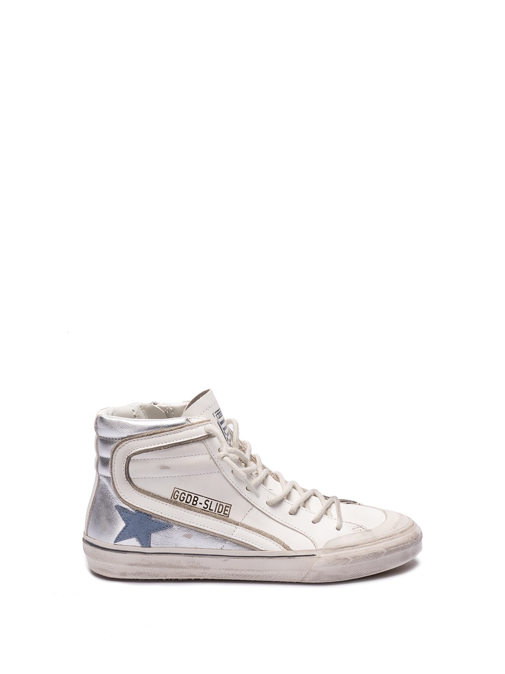 Shop Golden Goose `slide Penstar` Sneakers In White