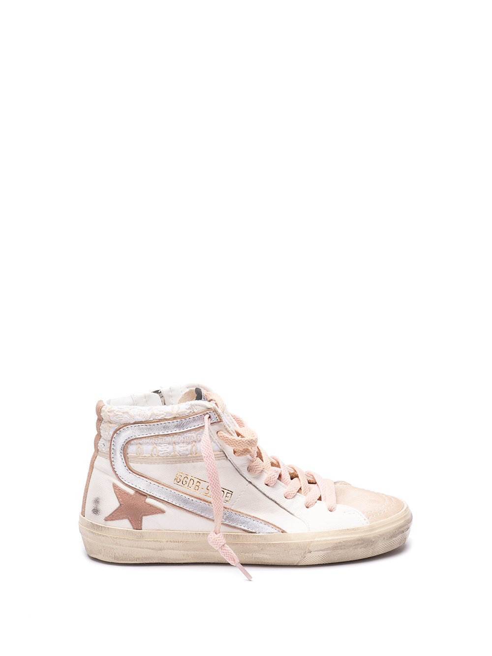 Golden Goose Slide High-top Trainers In White