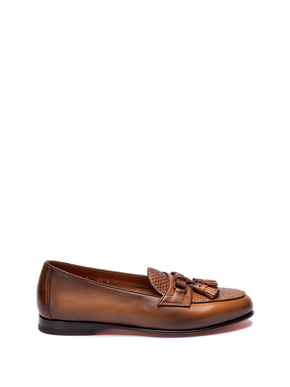 Shop Santoni `andrea` Loafers In Brown