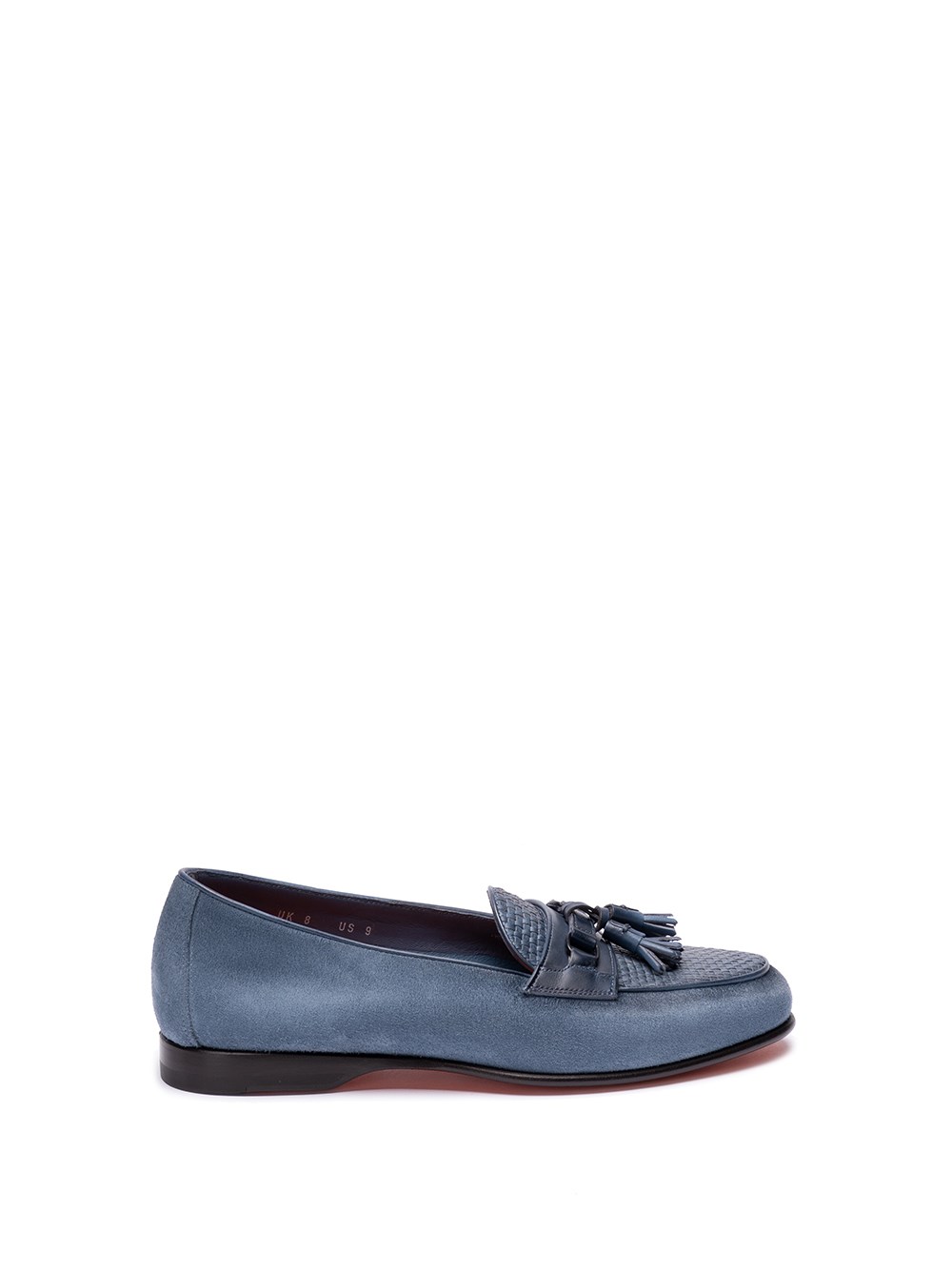 Shop Santoni `andrea` Loafers In Blue