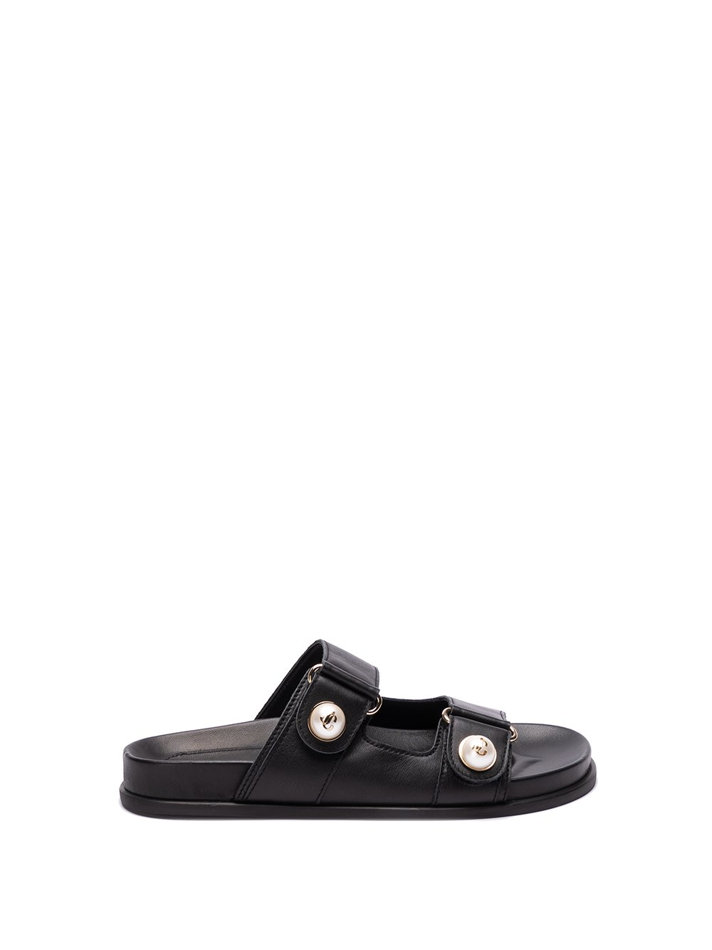 Shop Jimmy Choo `fayence Sandal` In Black  
