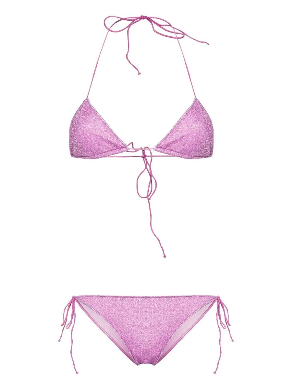 Shop Oseree `lumiere` Two-piece Swimsuit In Pink