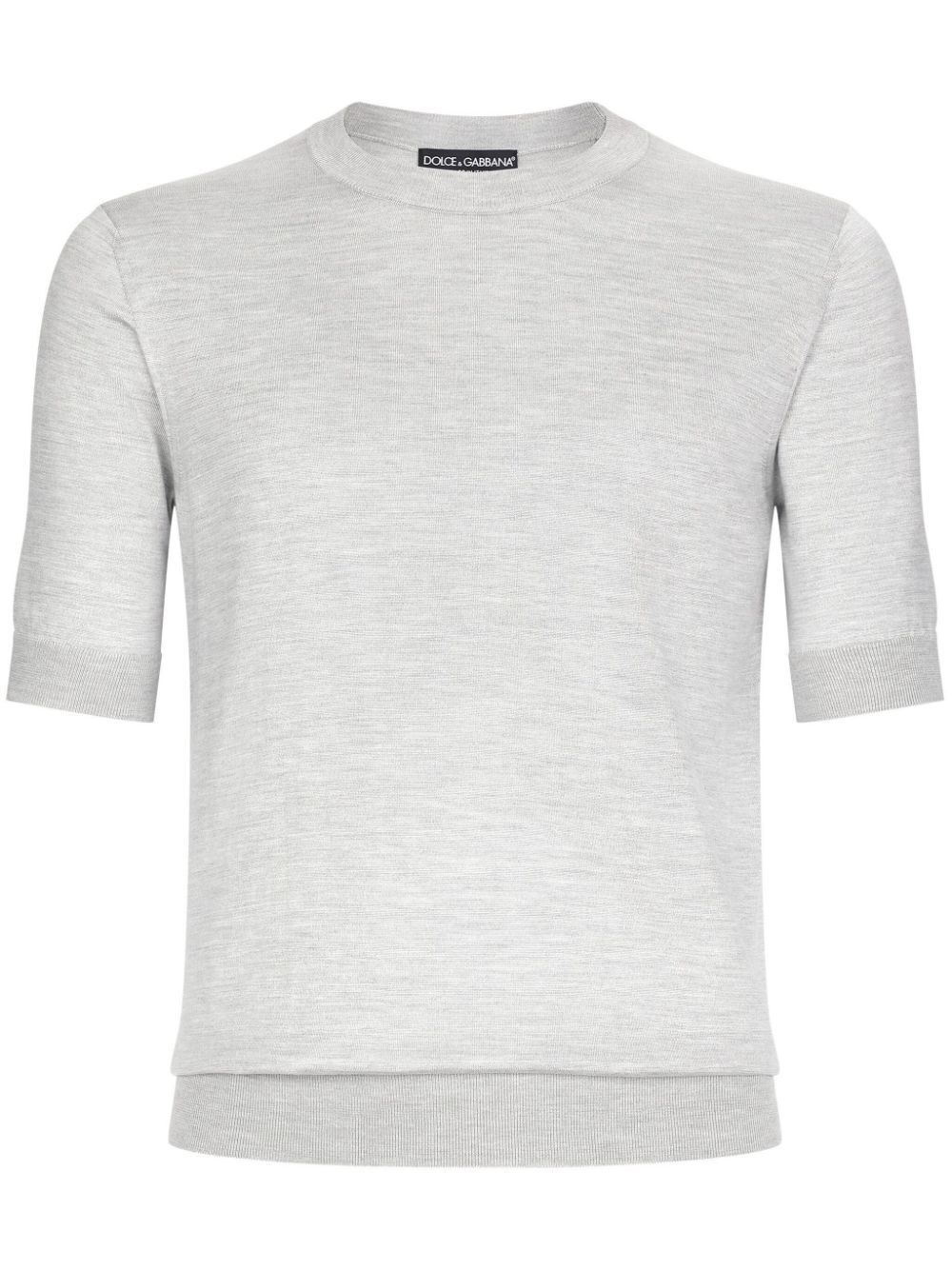 Shop Dolce & Gabbana T-shirt In Gray