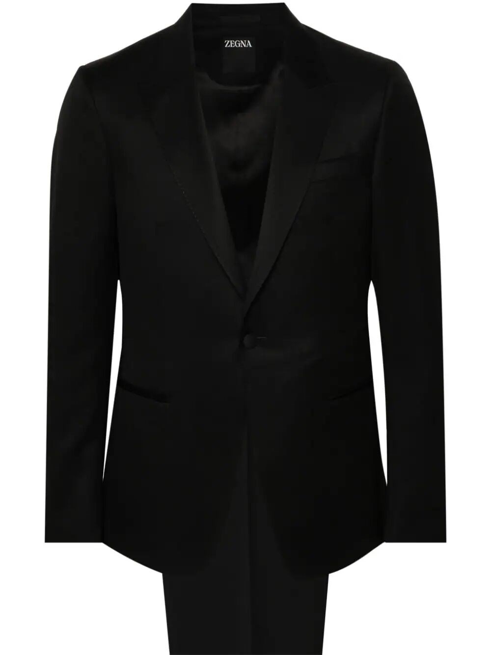 Shop Zegna Evening Suit In Black  