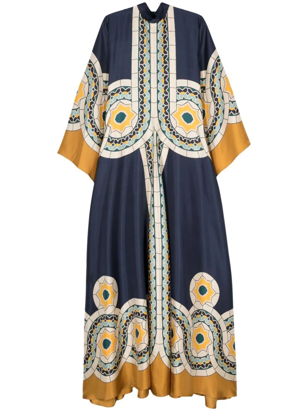 Shop La Doublej `magnifico` Long Dress In Multi
