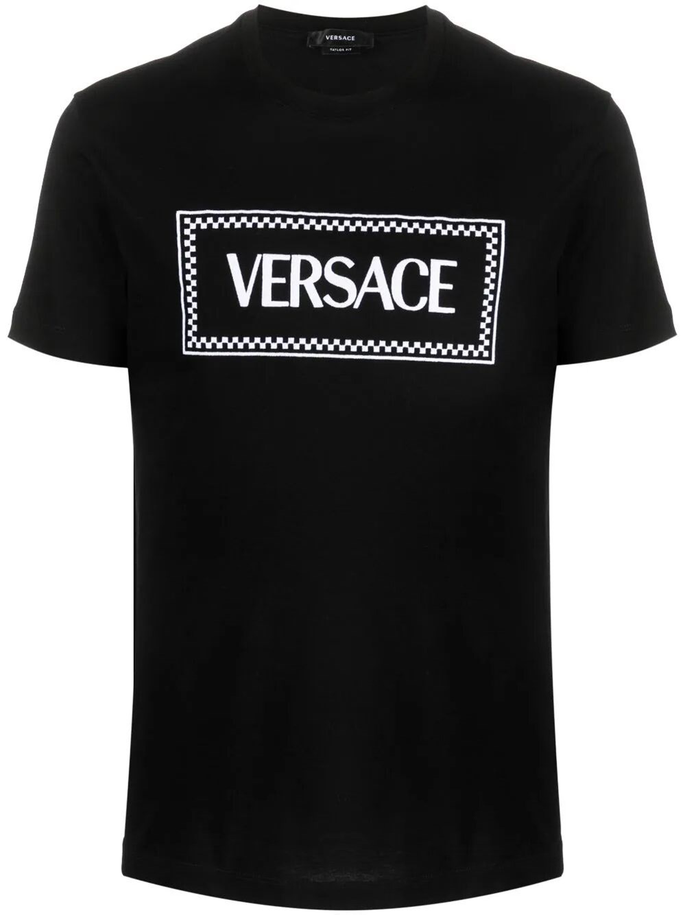 Versace T-shirt Con Stampa In Black