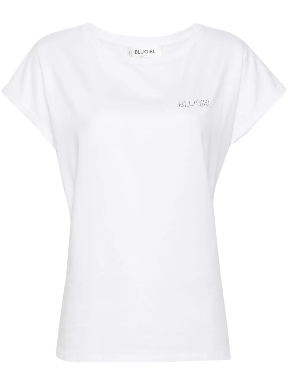 Shop Blugirl `moda` T-shirt In White