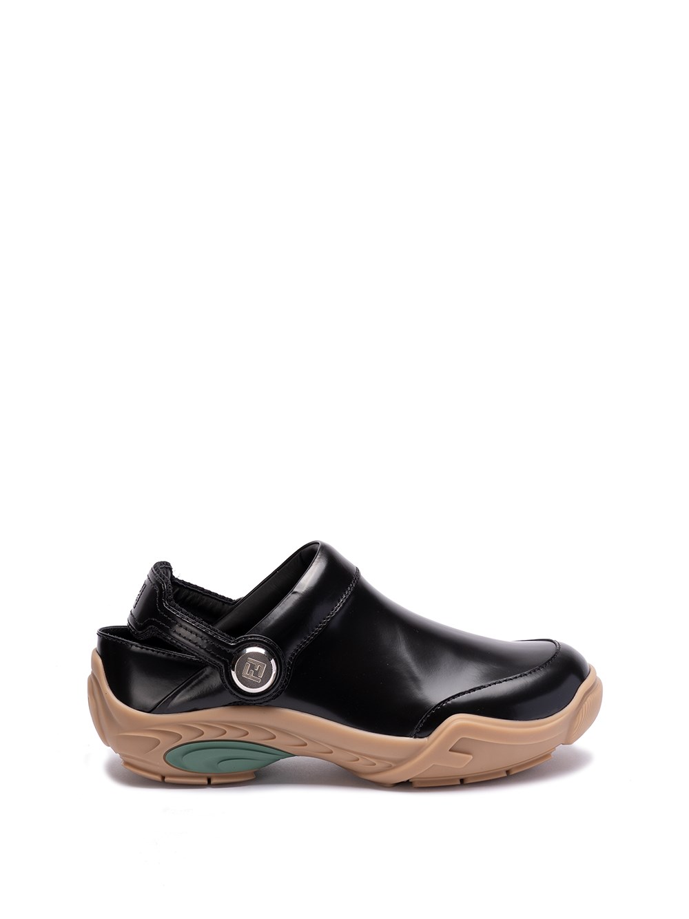 Shop Fendi `ff` Loafers In Black  