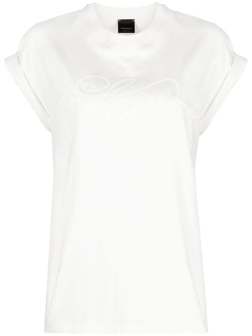 Shop Pinko `telesto` T-shirt In White