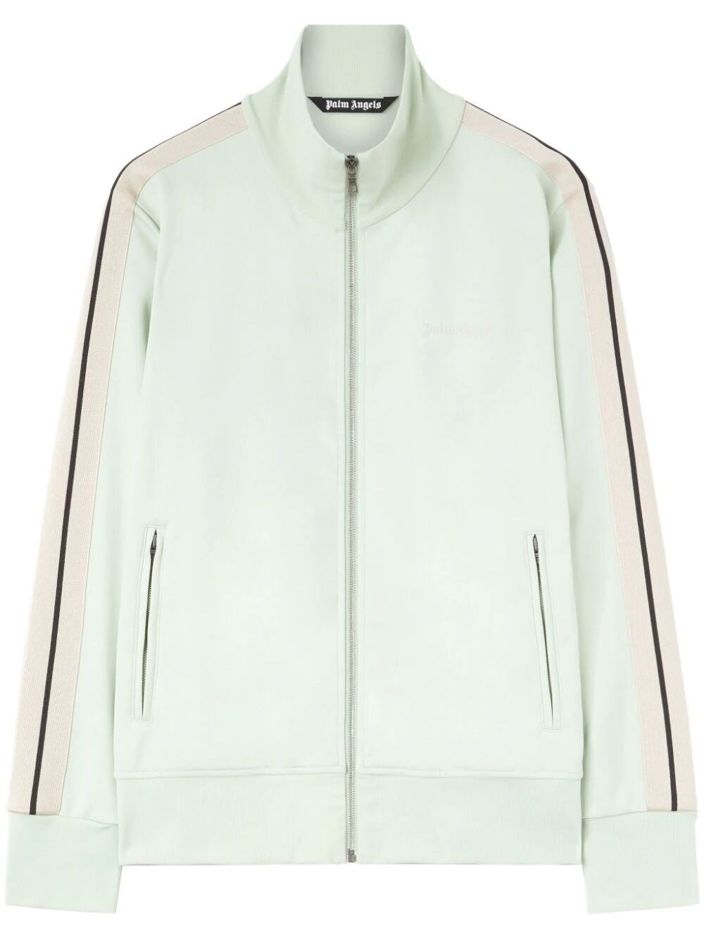 Shop Palm Angels `classic Logo` Track Jacket In Green