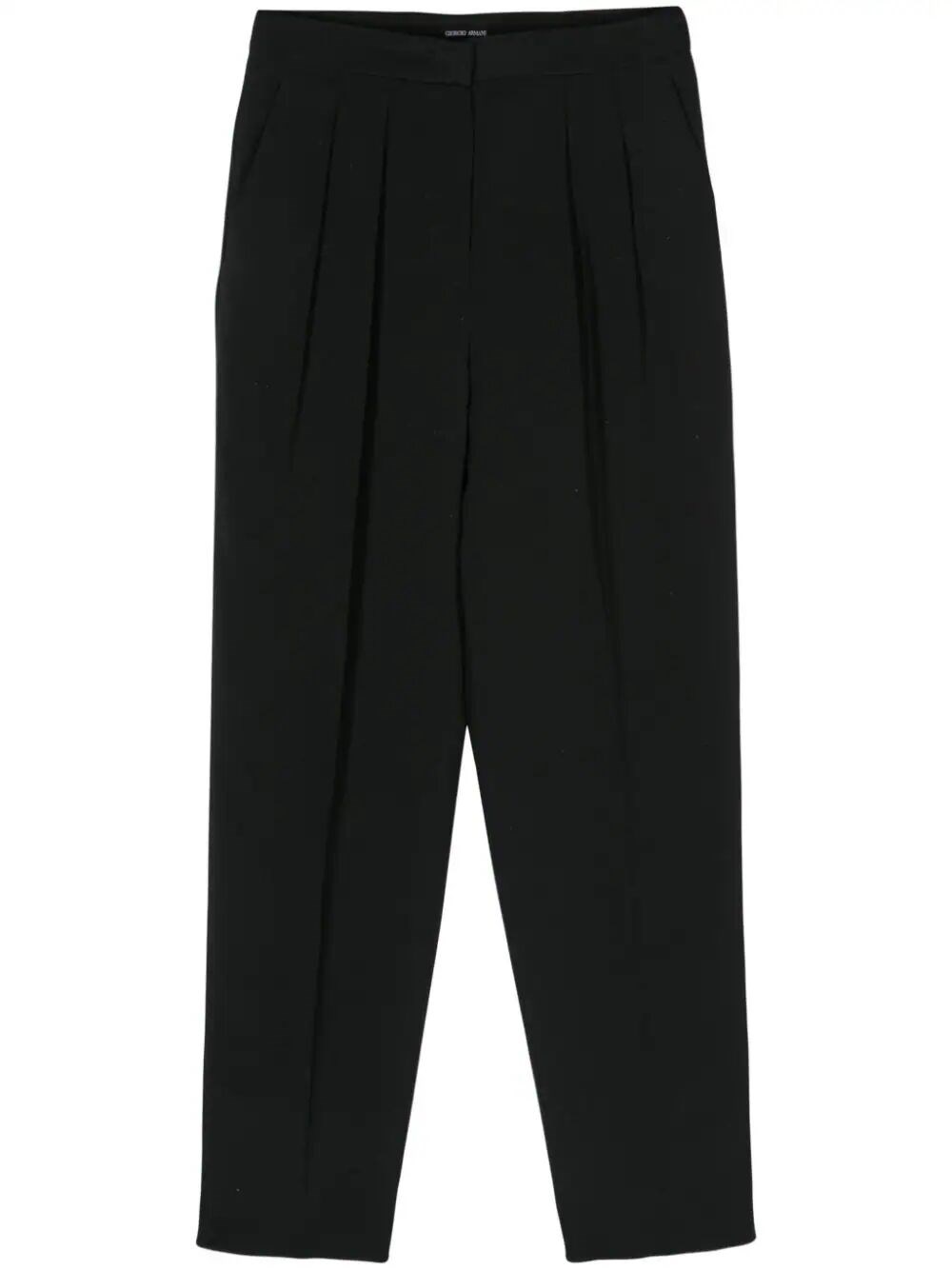 Shop Giorgio Armani Pants In Black  