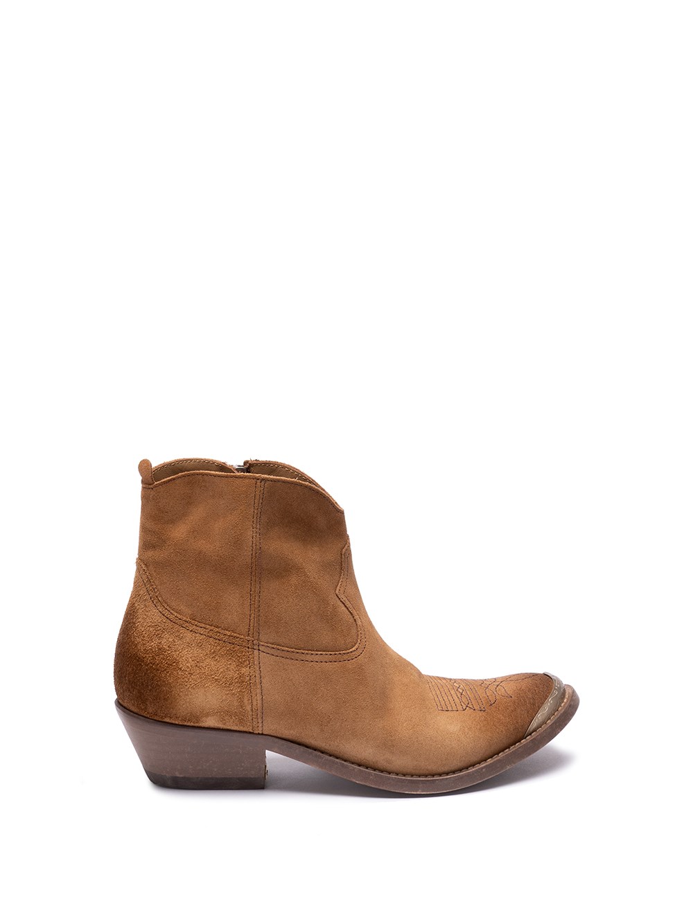 Shop Golden Goose `young` Ankle Boots In Brown