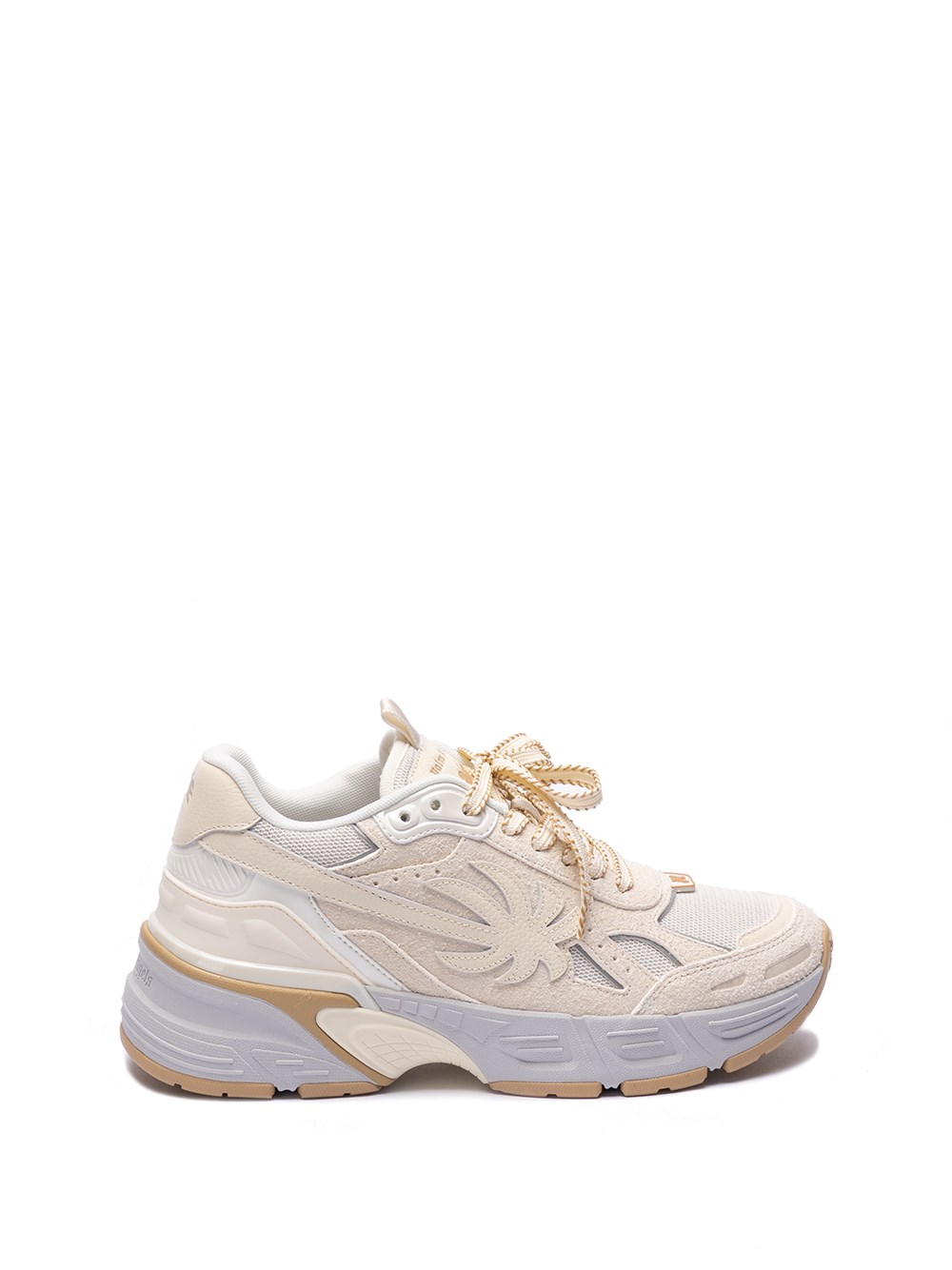 Shop Palm Angels `the Palm` Sneakers In Beige