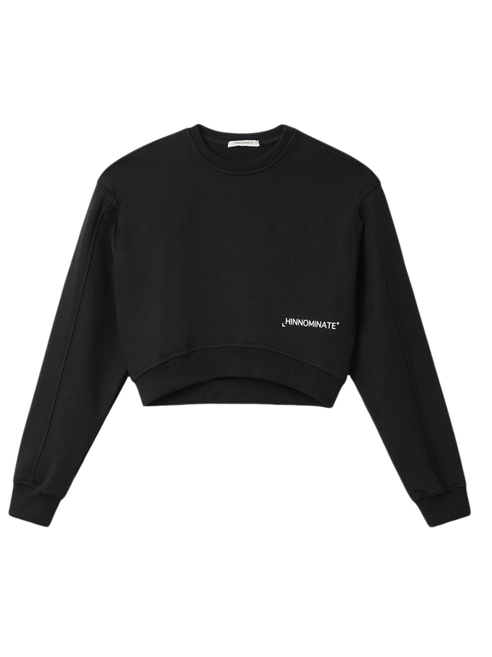 Shop Hinnominate Cropped Sweatshirt In Black  
