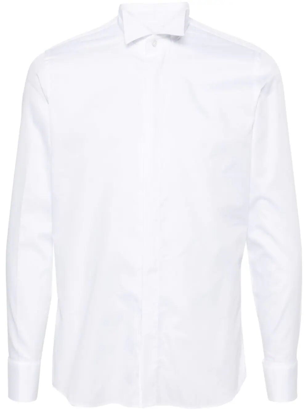 Shop Tagliatore Shirt In White