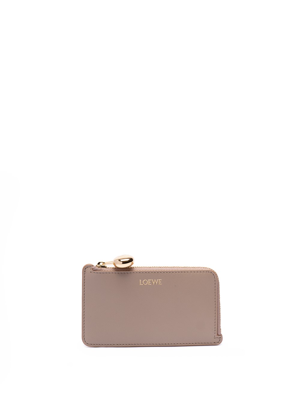 Shop Loewe `pebble` Coin Cardholder In Beige