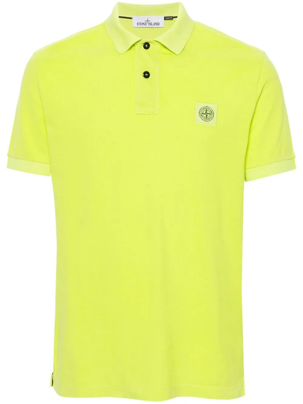 Stone Island Slim Fit Polo Shirt In Yellow