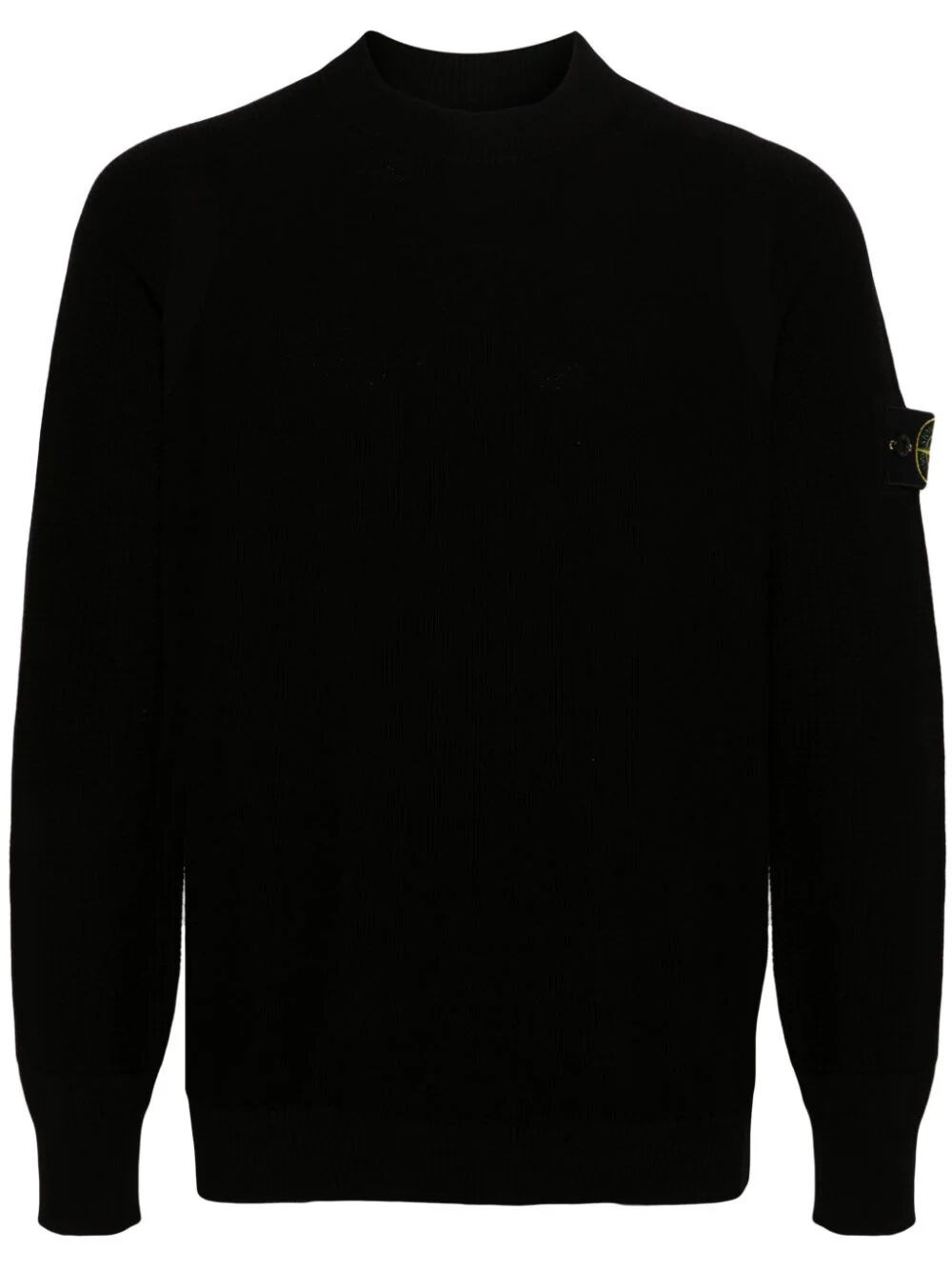 Stone Island Sweater In Black  