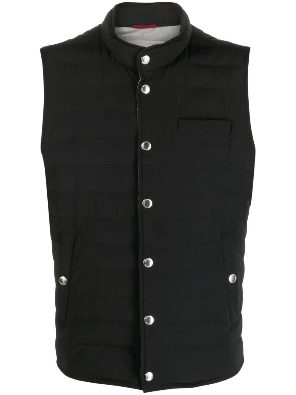 Shop Brunello Cucinelli Lightweight Padded Vest In Black  