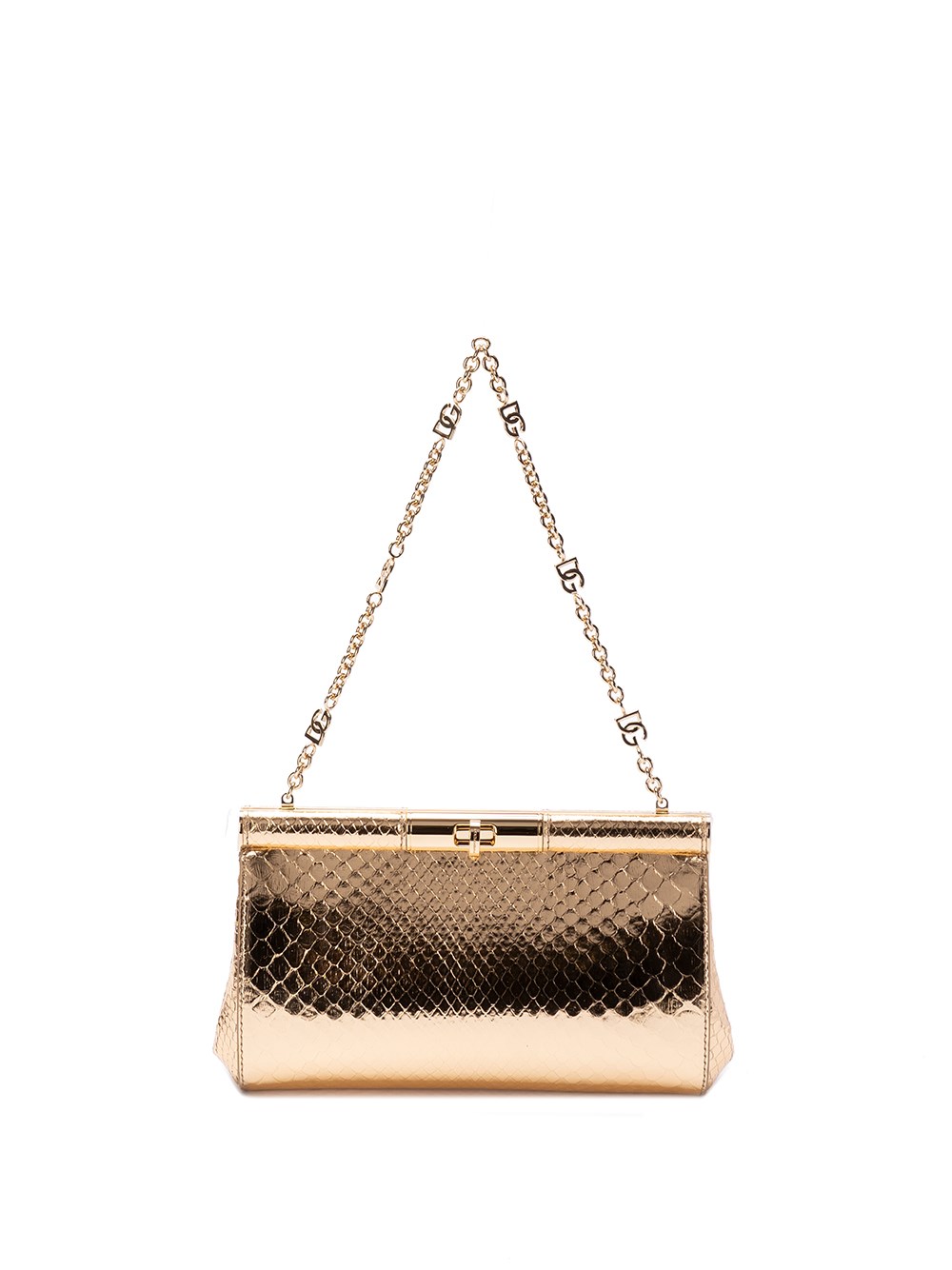 Shop Dolce & Gabbana Shoulder Bag In Metallic