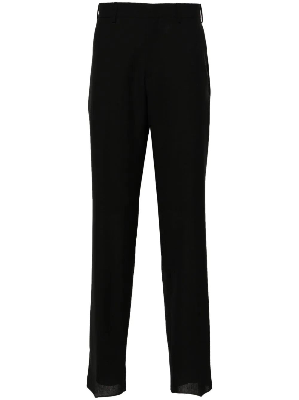 Shop Lardini `drop Reg` Pants In Black  