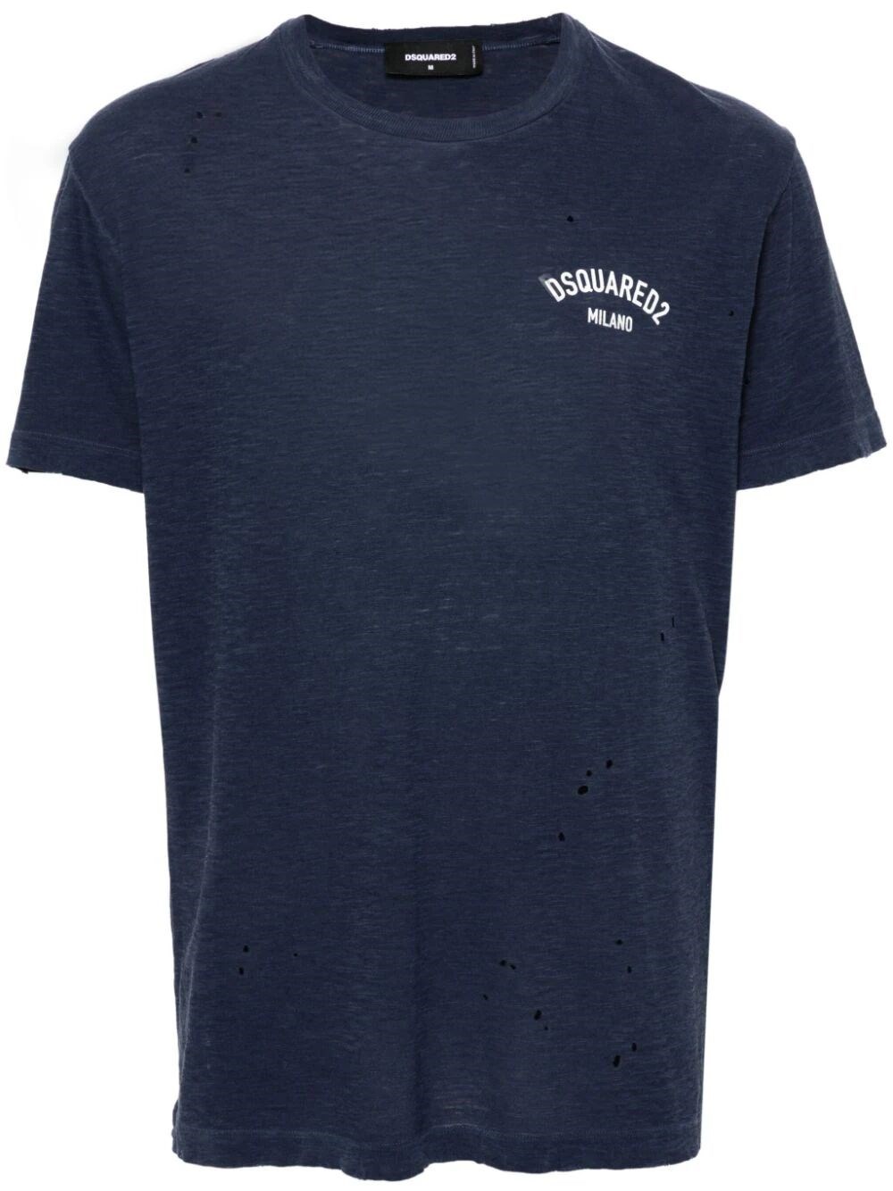 Shop Dsquared2 T-shirt In Blue