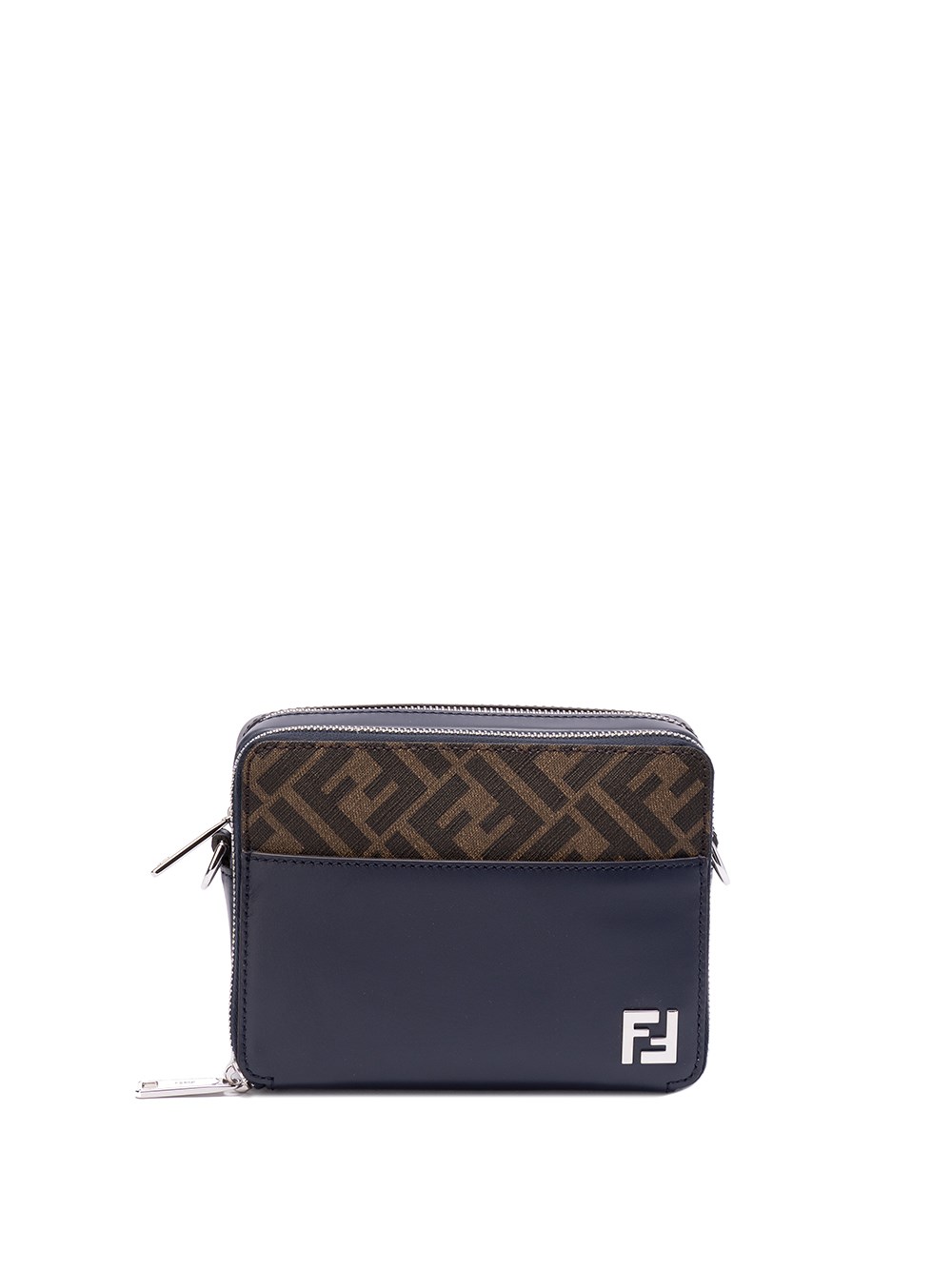 Shop Fendi `ff` Camera Case In Blue