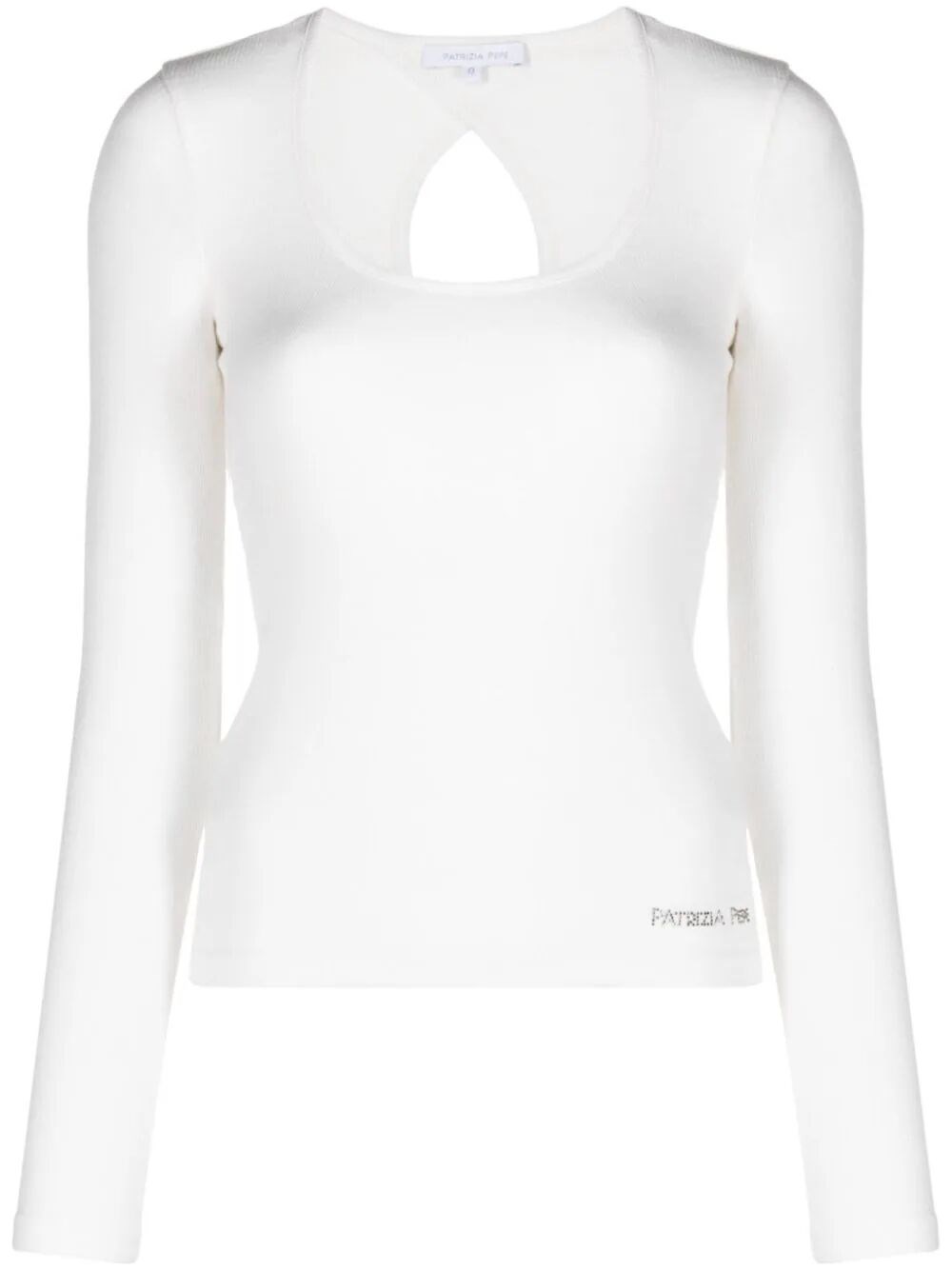 Shop Patrizia Pepe Sweater In White