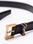 Saint Laurent `Cassandre` Thin Belt With Square Buckle
