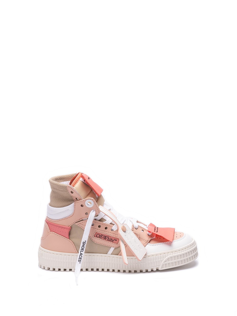 Shop Off-white `3.0 Off Court Calf Leather` Sneakers In Pink