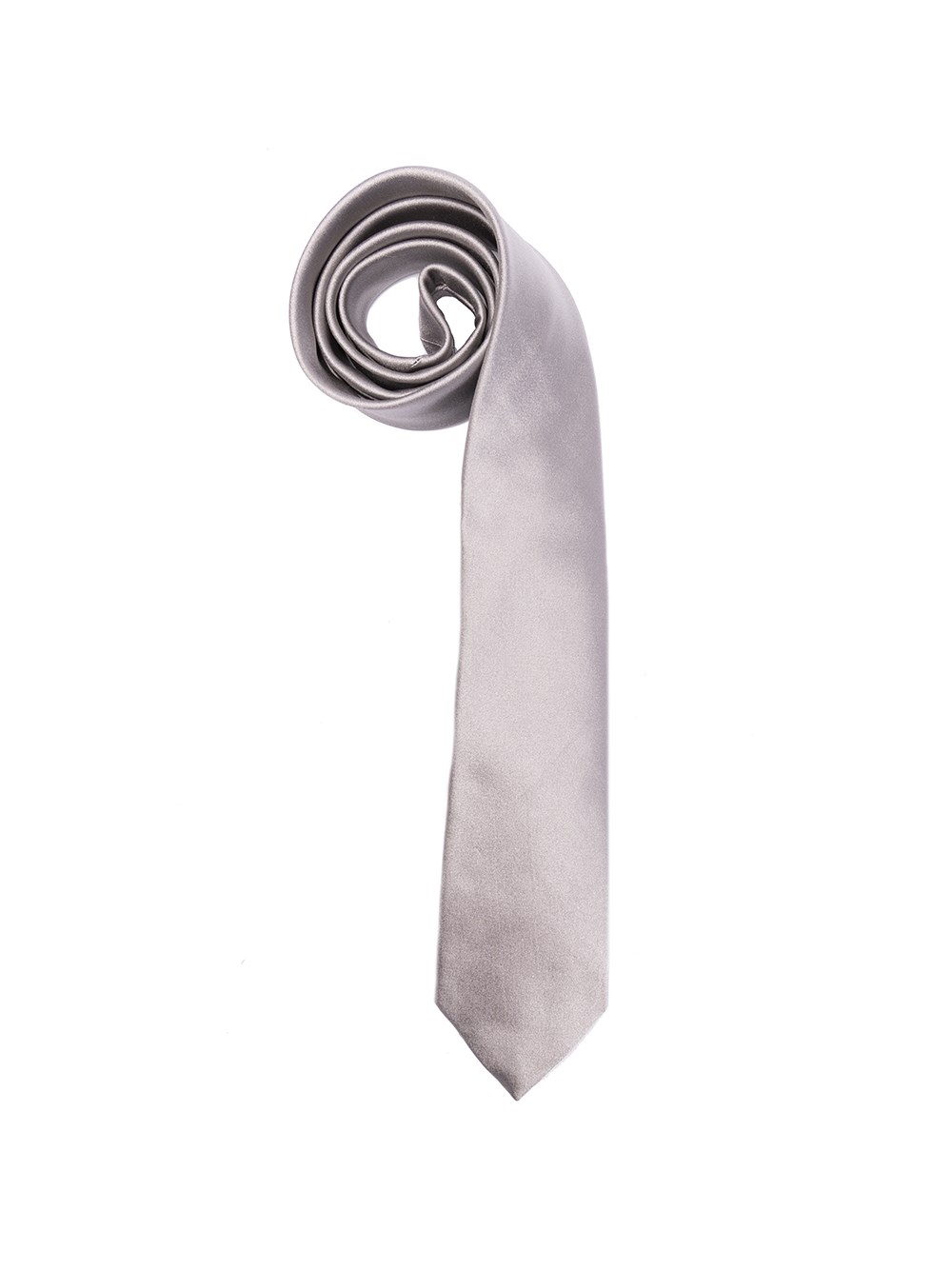 Shop Zegna Tie In Gray