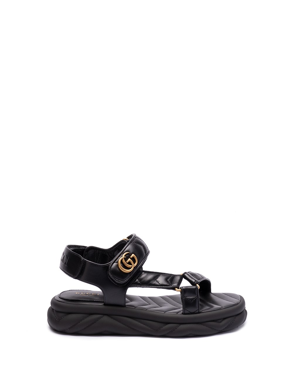 Gucci `marmont` Sandals In Black  