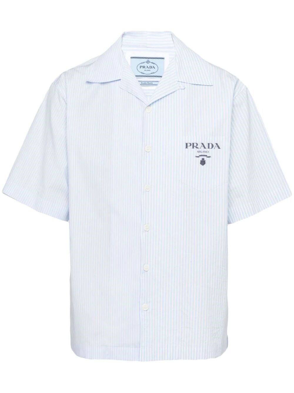 Prada Short Sleeve Shirt In White