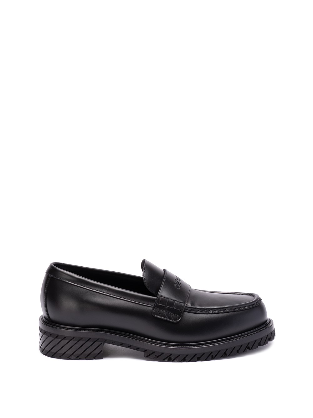 Shop Off-white `military` Loafers In Black  