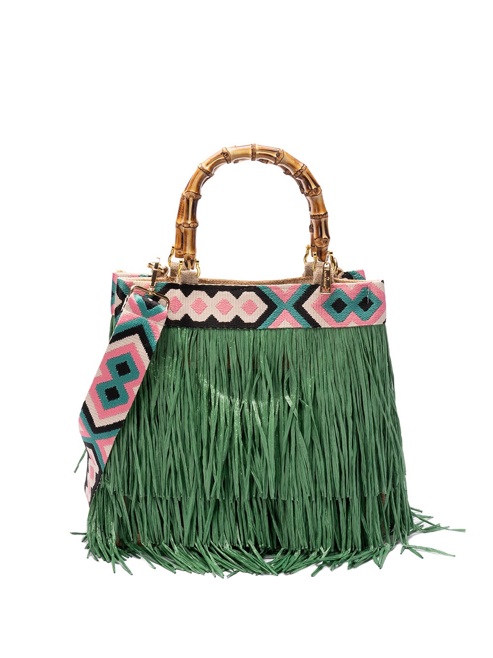 La Milanesa Caipirinha Handbag In Green