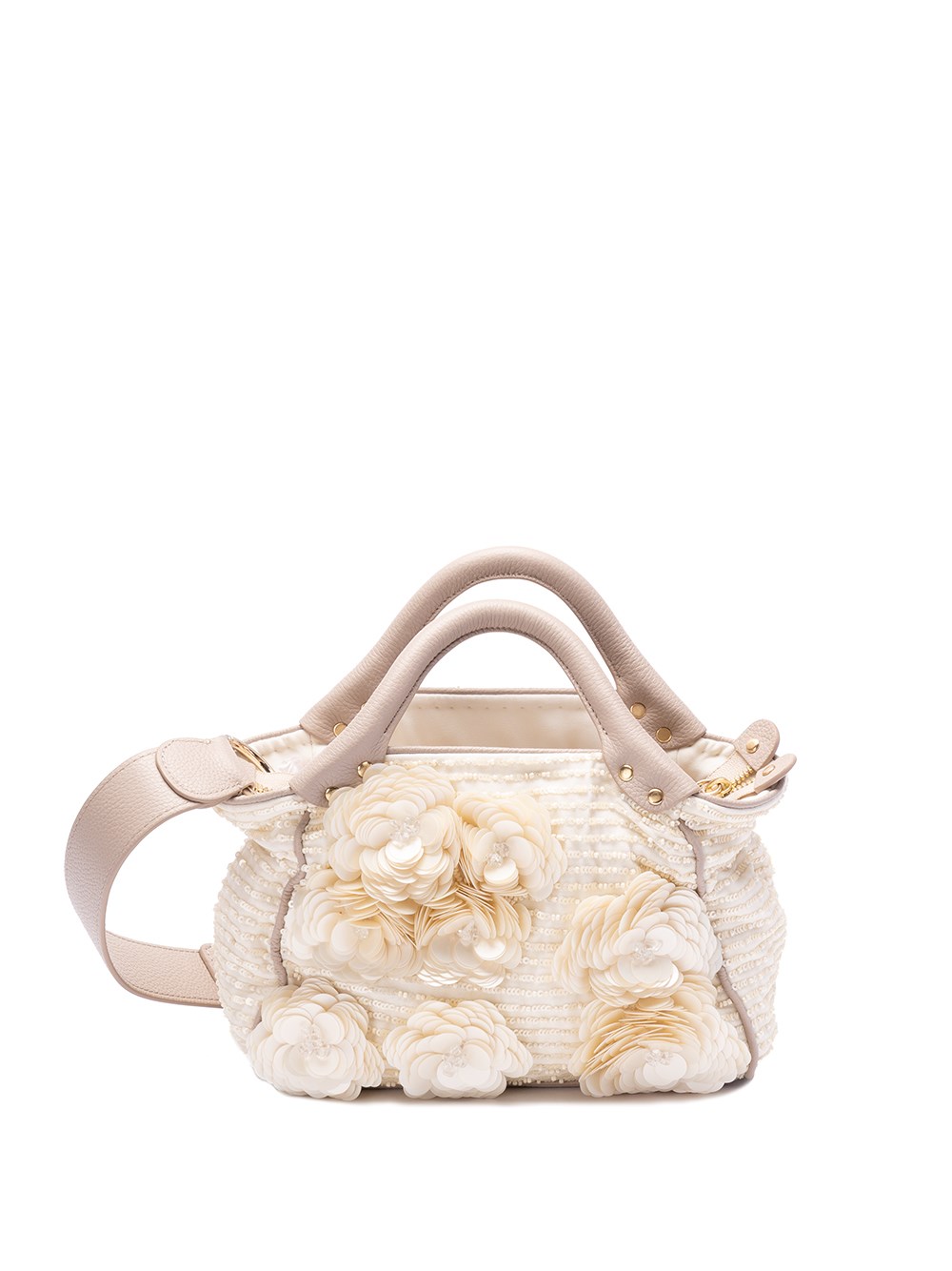 Jamin Puech `sequin Garden` Bag In Beige