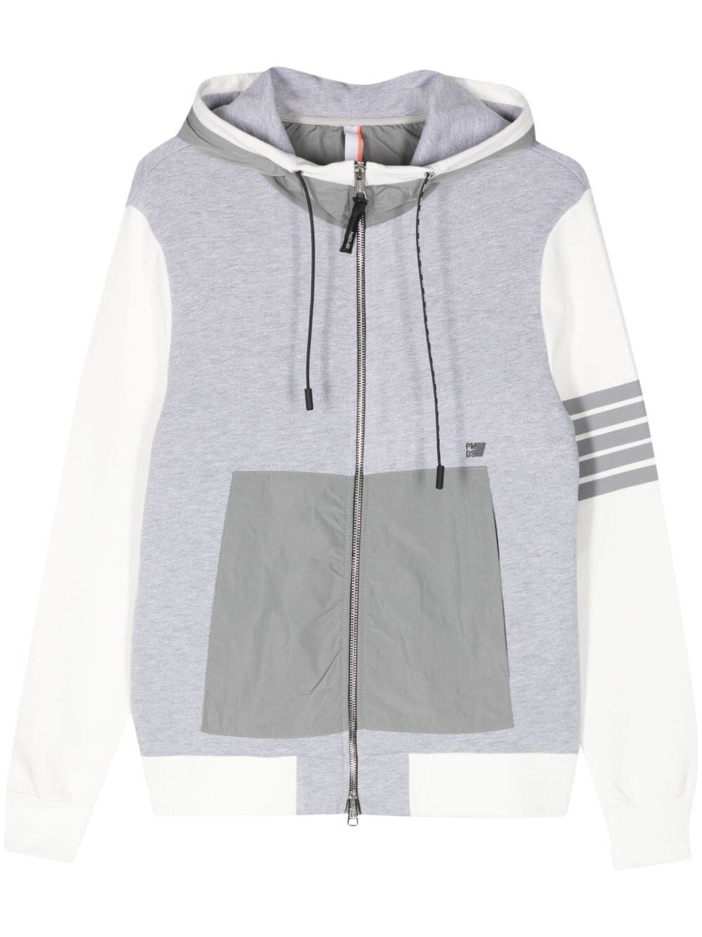 Shop P.m.d.s P. M.d. S. `kiti` Full-zip Sweatshirt In Gray
