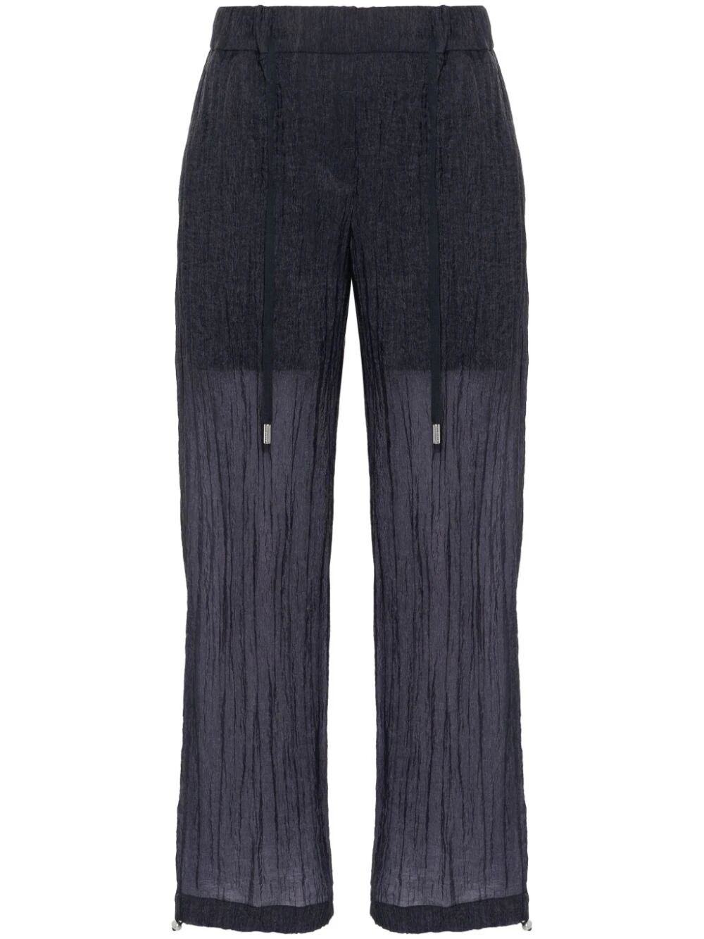 Shop Peserico Pants In Blue