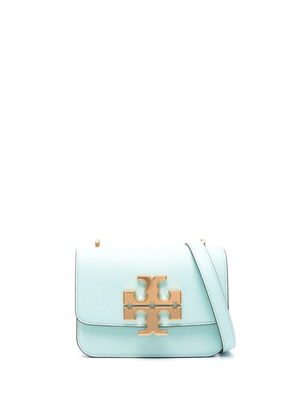 Shop Tory Burch `eleanor Pebbled` Small Convertible Shoulder Bag In Blue
