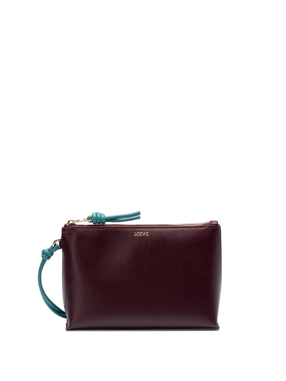 Loewe `t-knot` Pouch In Red