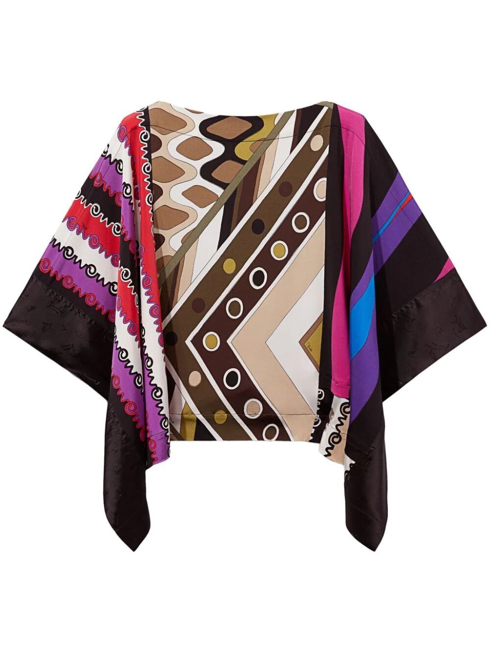 Pucci Long Sleeve Blouse In Multi