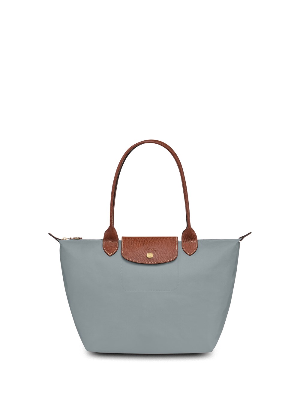 Longchamp `le Pliage Original` Medium Tote Bag In Metallic