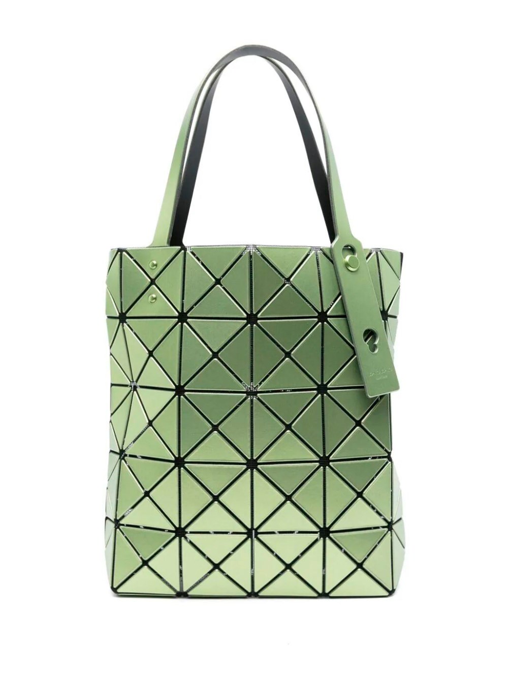 Shop Bao Bao Issey Miyake `lucent Boxy` Tote Bag In Green