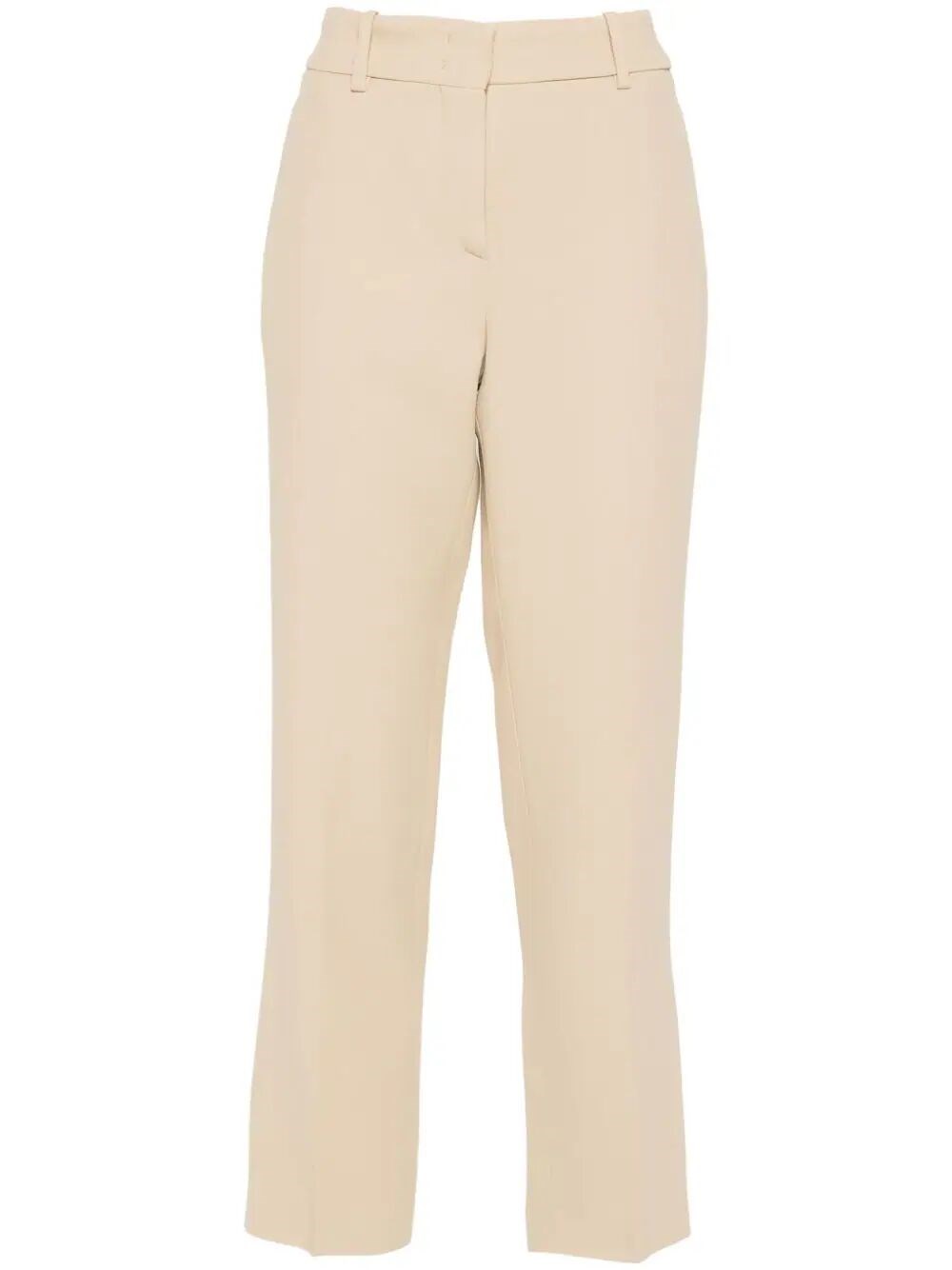 Ermanno Scervino Tapered Tailored Trousers In Brown