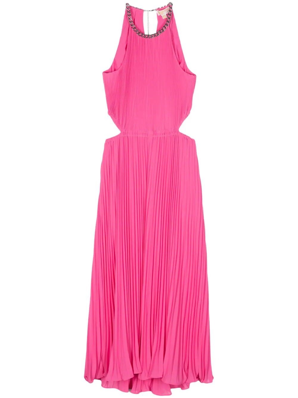 Shop Michael Kors Cut-out Dress In Pink