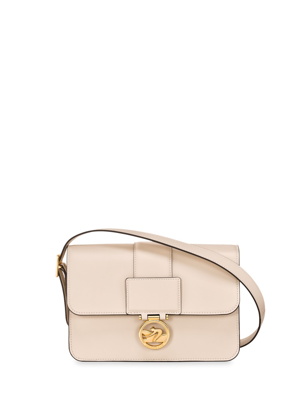 Shop Longchamp `box-trot` Medium Crossbody Bag In Beige