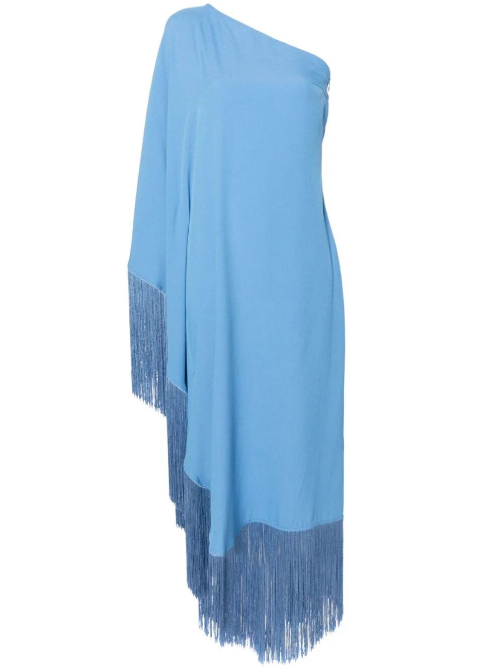 Shop Taller Marmo `spritz` Long Dress In Blue